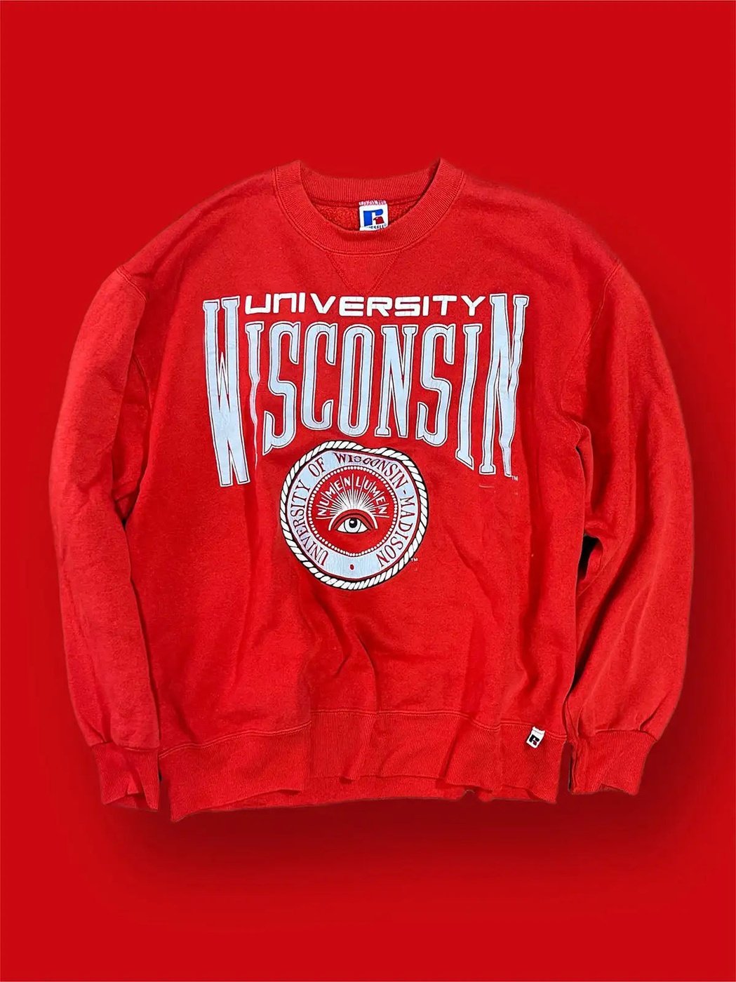 Russell Wisconsin crewneck sweatshirt size XL