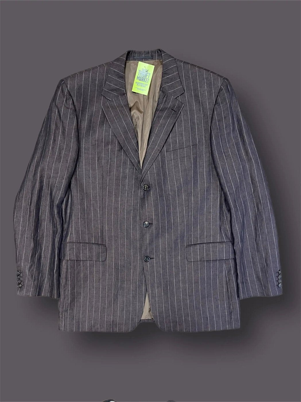 Hugo Boss vintage pinstripe blazer jacket size 56