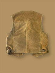Vintage suede jacket vest