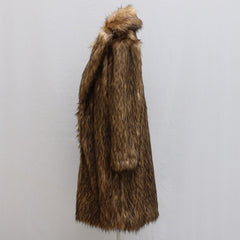 Natural long ecological fur for women