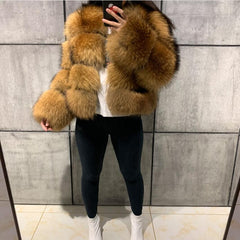 Greta cropped 4 fur ecological fur for women