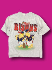 T-shirt Buffalo Bisons vintage tg L Grigio