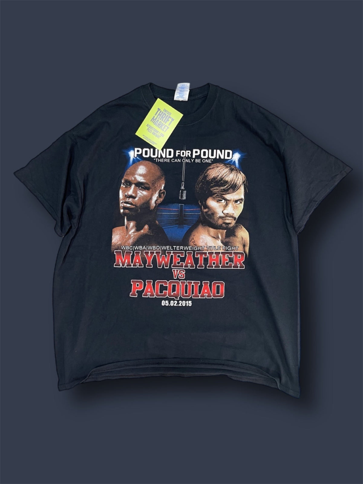 T-shirt BOXE Mayweather vintage tg XL