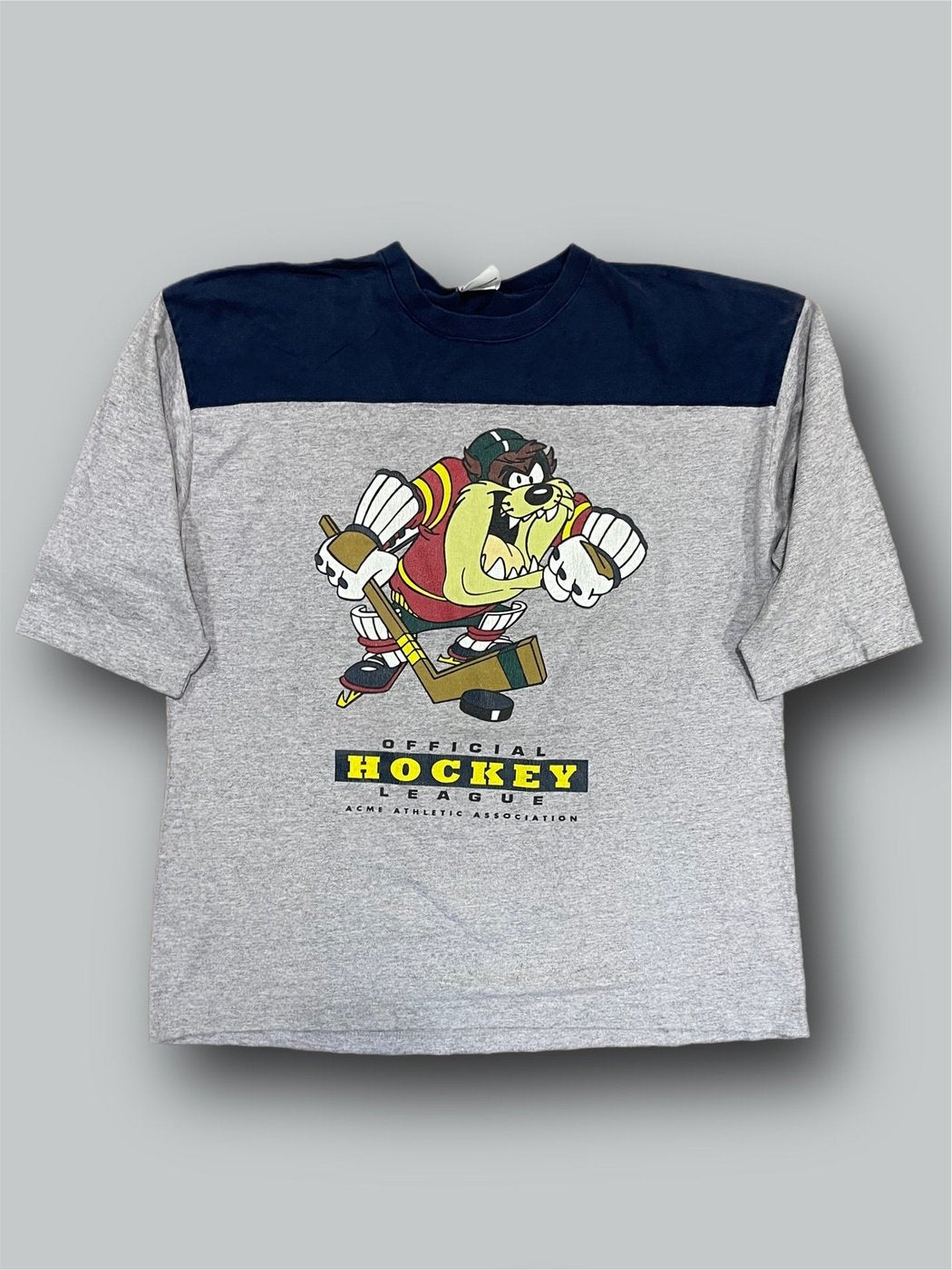 Tshirt vintage tazmania hockey tg L
