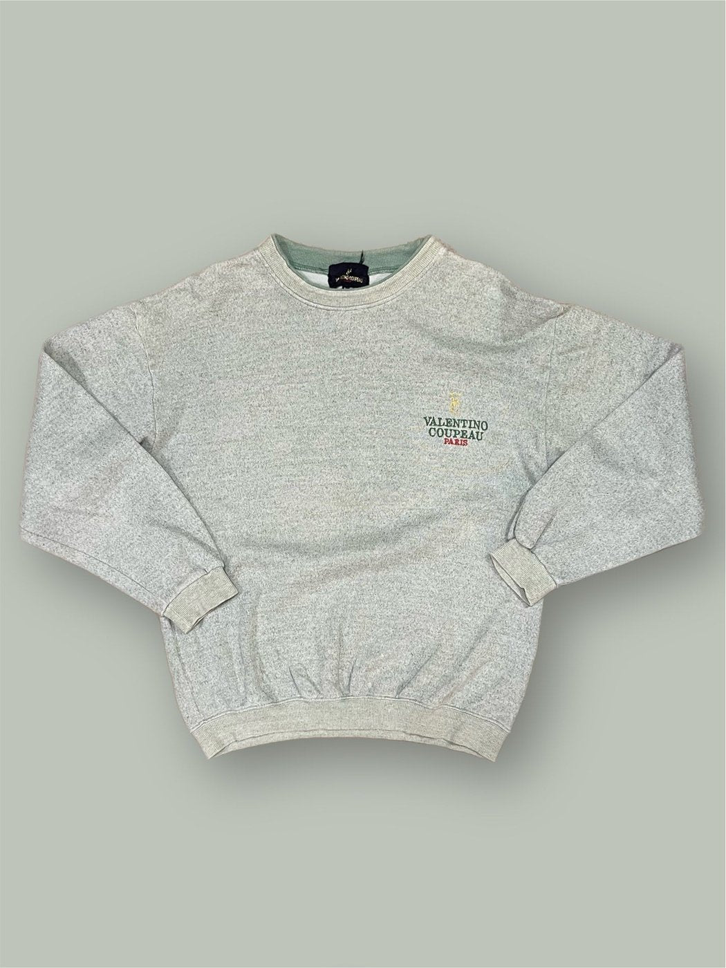 Felpa Valentino coupeau paris ricamo vintage tg L