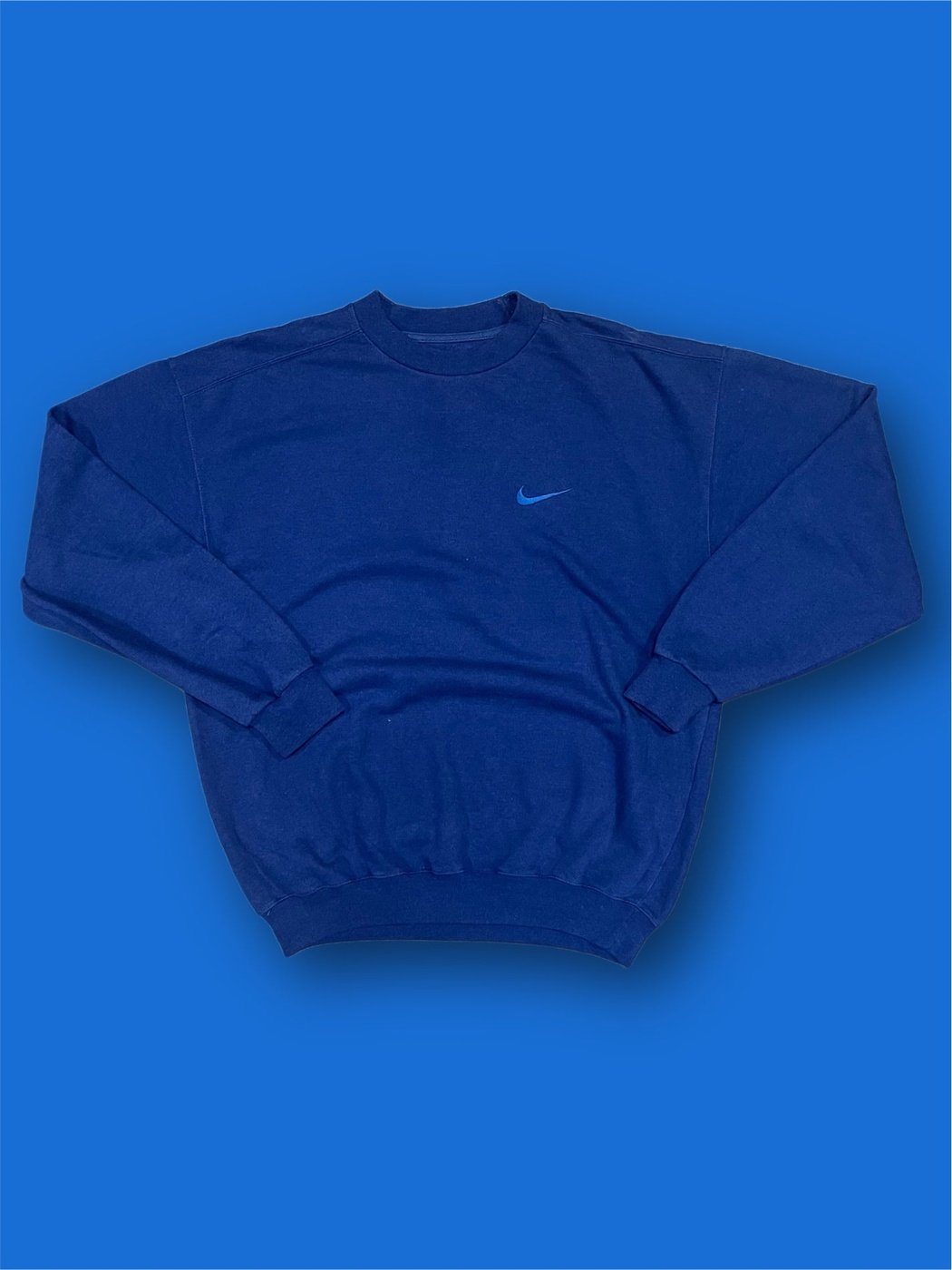 Felpa Nike ricamo girocollo vintage tg M