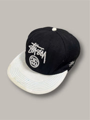 Cappello Stussy snapback nero vintage