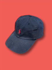 Cappello snapback Ralph Lauren navy red vintage
