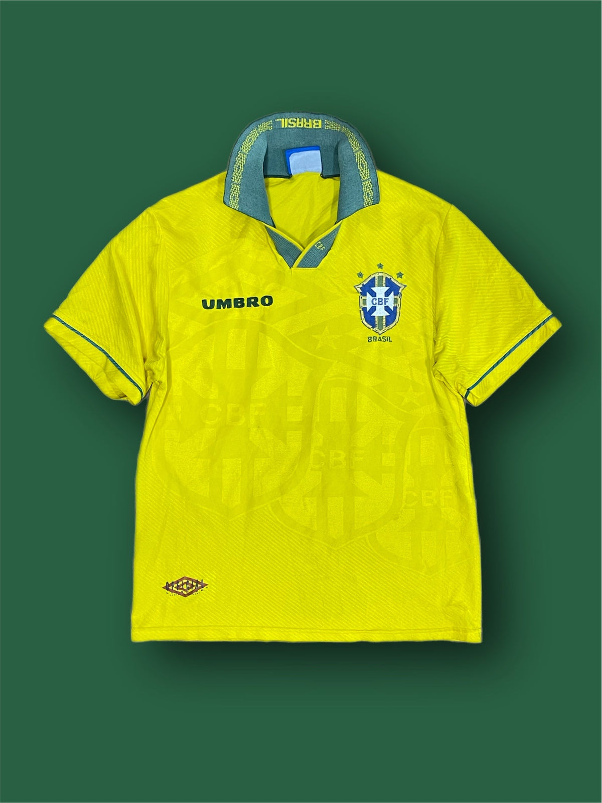 Maglia calcio umbro brasile vintage tg M
