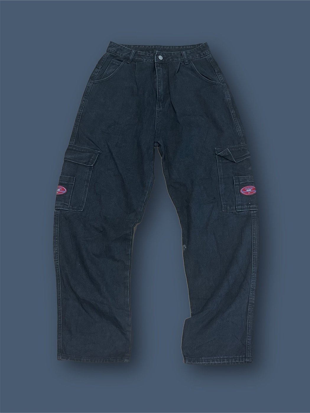 Pantalone Wake Jeans nero vintage tg 34/36
