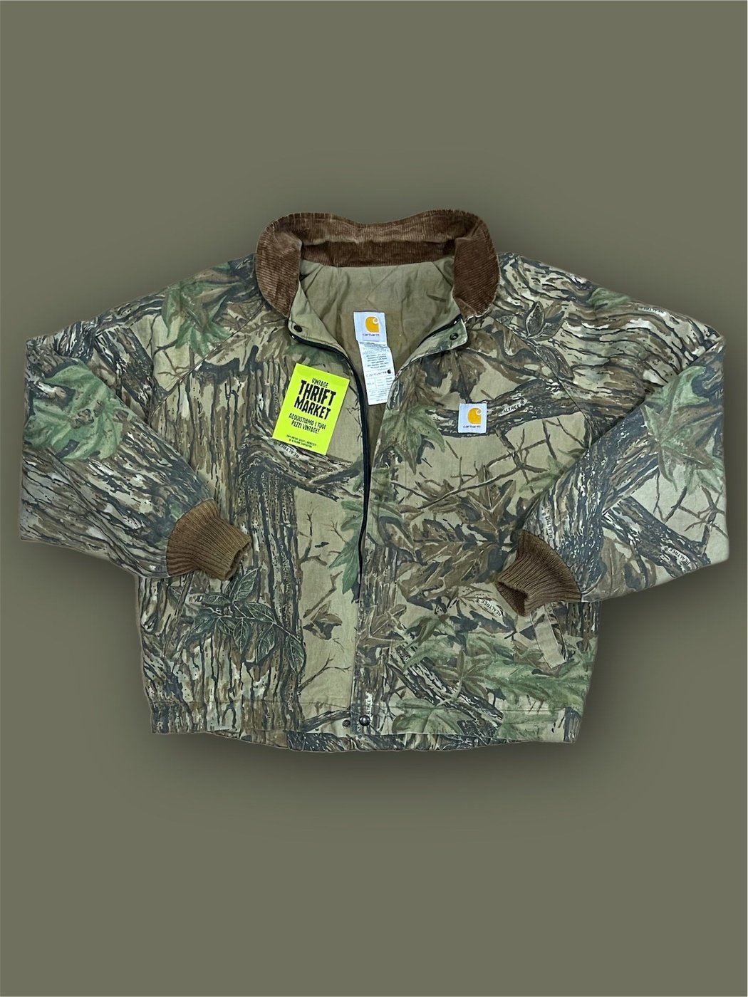 Giacca camouflage hunter vintage Carhartt tg L