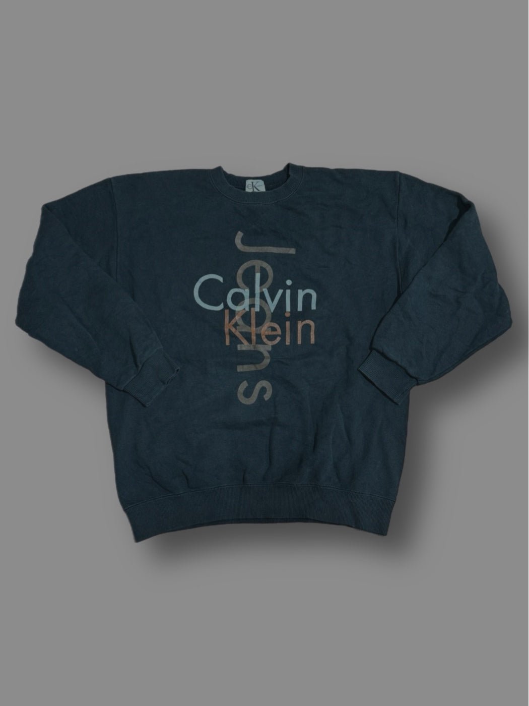 Felpa vintage calvin Klein Jeans nero tg m