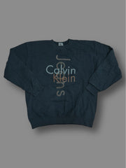 Felpa vintage calvin Klein Jeans nero tg m