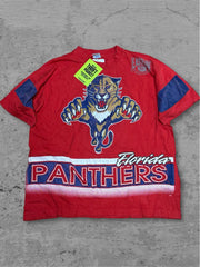 T-Shirt NHL Florida panthers vintage tg L