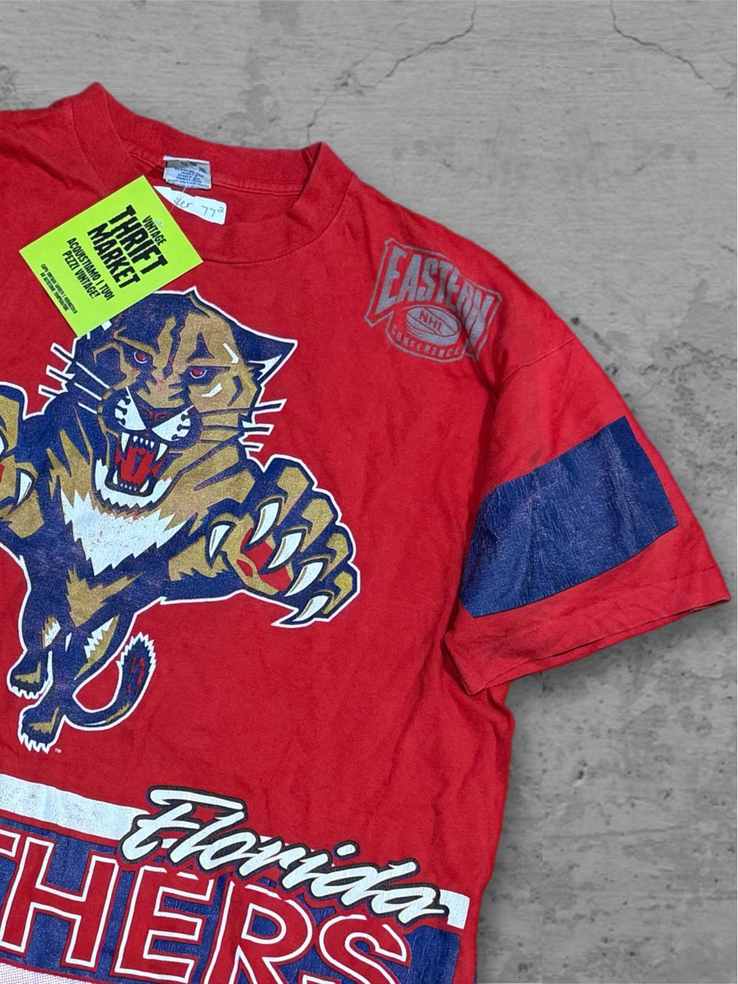T-Shirt NHL Florida panthers vintage tg L