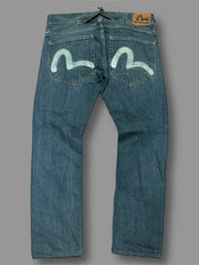 Pantalone Evisu Jeans vintage tg 46 ita