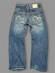 Pantalone Evisu Jeans vintage tg 44 ita