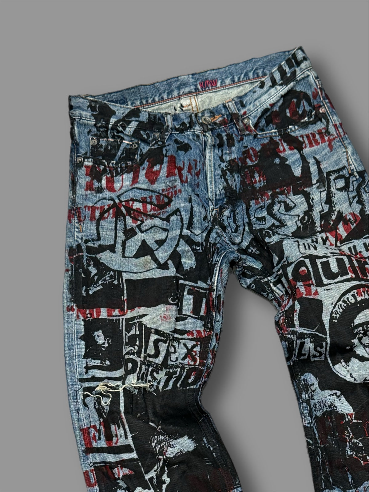 Pantalone Jeans custom vintage tg 43 ita