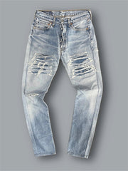Jeans levis 501 vintage tg 29x32 rotture
