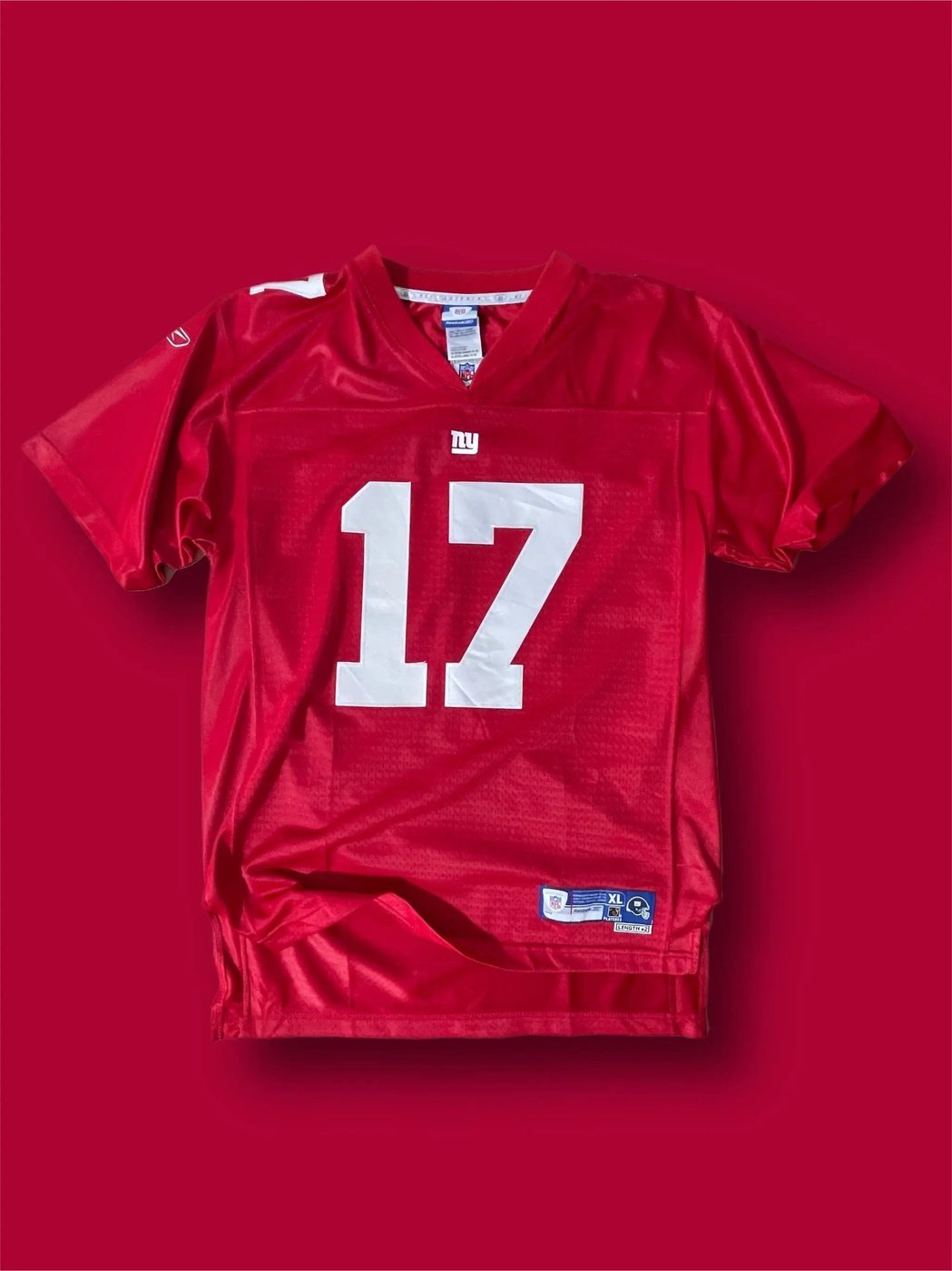 NFL NY Burress 17 vintage jersey size XL