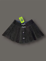 Low waist leather mini skirt size xs