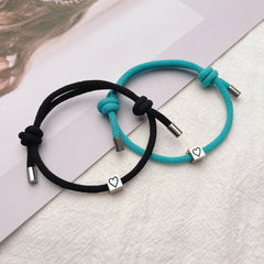 Name Initial Friendship Bracelets Birthday Gift Set of 2