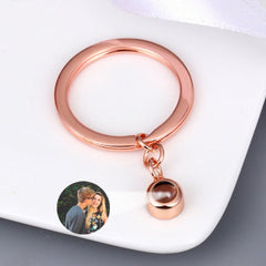 Custom Photo Projection Keychain â€?Personalized Memory Keeper