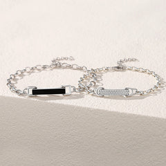Secret Message Couple Bracelets Set for 2