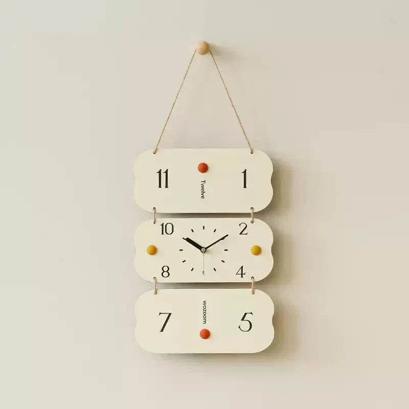 Minimalist Hanging Wall Décor Silent Clock â€?Scandinavian Modern Design
