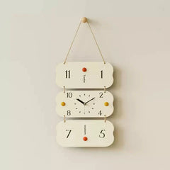 Minimalist Hanging Wall Décor Silent Clock â€?Scandinavian Modern Design