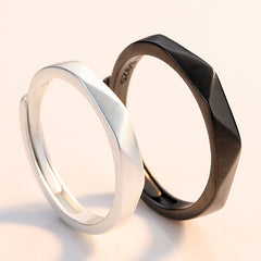 Engraved Relationship Promise Rings for Couples