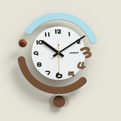 Modern 3D Pendulum Analog Silent Wall Clock