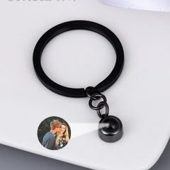 Custom Photo Projection Keychain â€?Personalized Memory Keeper