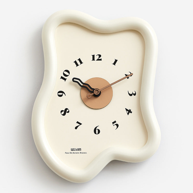 Modern Irregular Wall Clock - Unique Living Room Decor