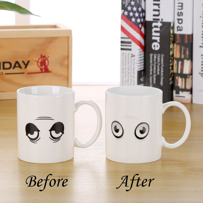 Color Changing Ceramic Cup â€?Fun Gift for Birthday & Anniversary