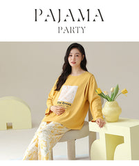 Gulleiâ„?The Motherhood Comfort Pajama Set with Built-in Bra