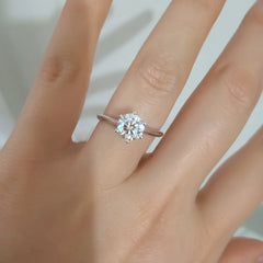 Custom Engraved Silver Marriage Rings for Couples