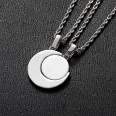 Sun and Moon Bff Necklaces Set for Best Friends