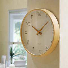 Nordic Minimalist Wooden Silent Wall Clock â€?Timeless Scandinavian Design