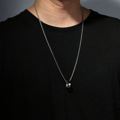Custom Engravable Ring Pendant Necklace