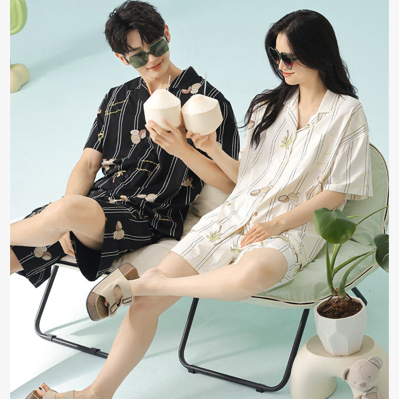 Gulleiâ„?Matching Pajamas Set Short Sleeve 100% Cotton