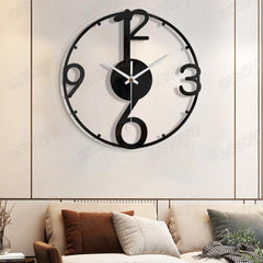 Big Numbers Silent Wall Clock â€?12" Acrylic Modern