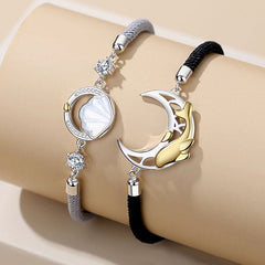 Custom Sun and Moon Romantic Bracelets Set for 2