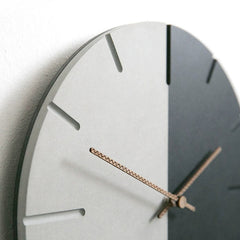 Gullei Silent Wall Clock - Minimalist Design, Eco-Friendly Materials