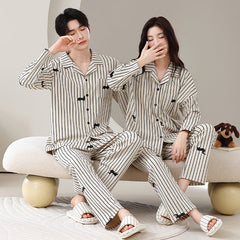 Matching Couple Pajamas Set â€?Dachshund Print, Soft & Breathable