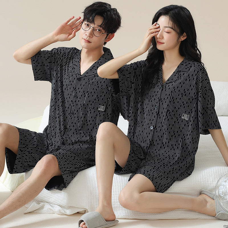 Modal Shorts Matching Pajamas Set for Couples