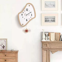 Odd Shaped Modern Silent Wall Clock â€?Artistic Asymmetrical Design