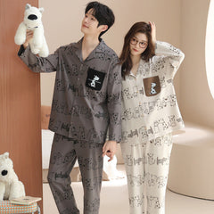 Gullei Matching Couple Pajamas â€?Soft, Cozy Sleepwear Set