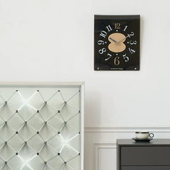 Artistic Silent Wall Clock - Eco-Friendly, Contemporary Design