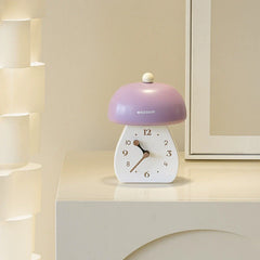 Artistic Mushroom Silent Table Clock